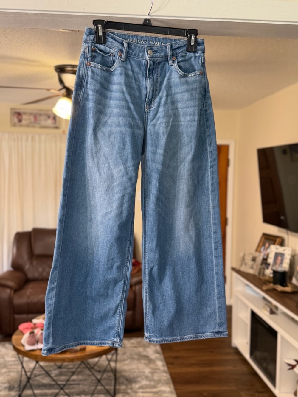 American Eagle Outfitters High-Rise Wide Leg Jeans